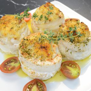 Flounder Rollatini with Crab