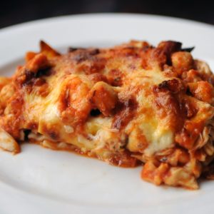 Aunt Connies RED Seafood Lasagna Half Pan